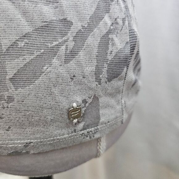 Fabletics White and Gray Alexis Burnout Racerback Tank Size XXS (0-2) - Picture 6 of 11